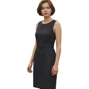 J. Crew Sheath Dress With Belt Size 10